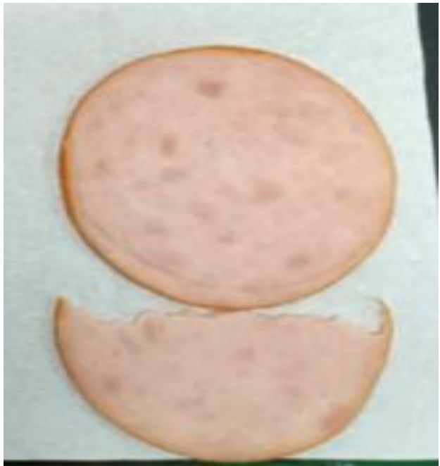 Sliced Ham with Orange Wrap